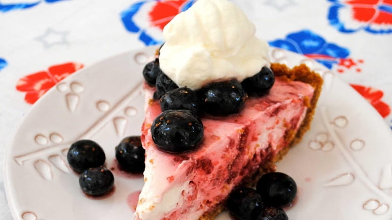 This no-bake pie can be made in advance and refrigerated...