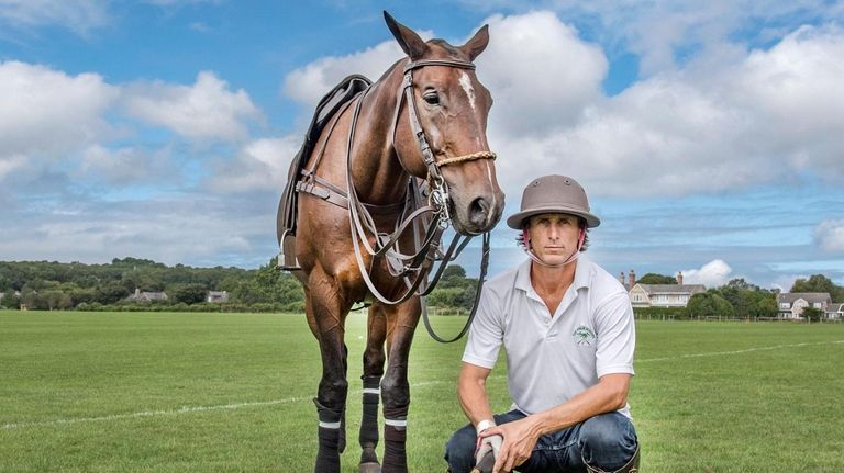 Ignacio "Nacho" Cabrera, a professional polo player and instructor at...