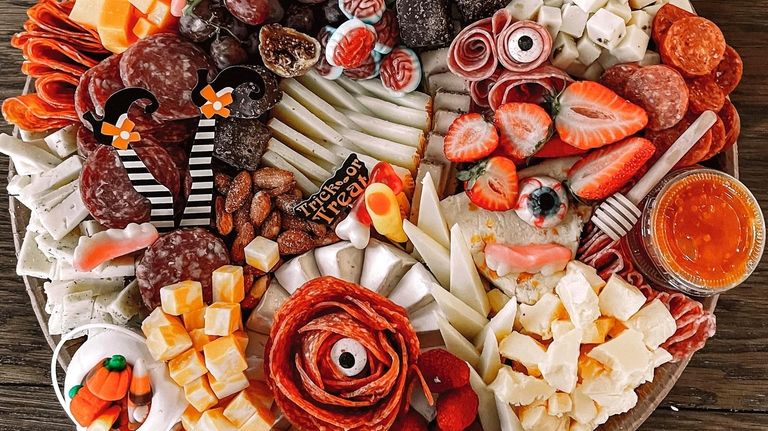 Joann Sessa of Charcuterie Babe makes Halloween boards.