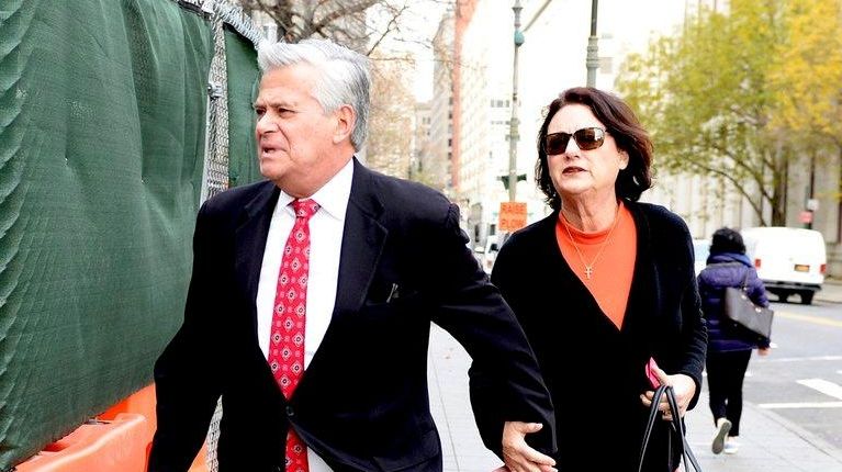 Former New York State Senate Leader Dean Skelos and his...