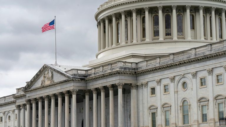 The Capitol is seen in Washington, Monday, Sept. 25, 2023....