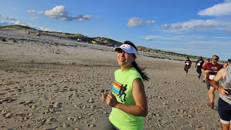 Alice Yu at the New York State Parks Summer Run...