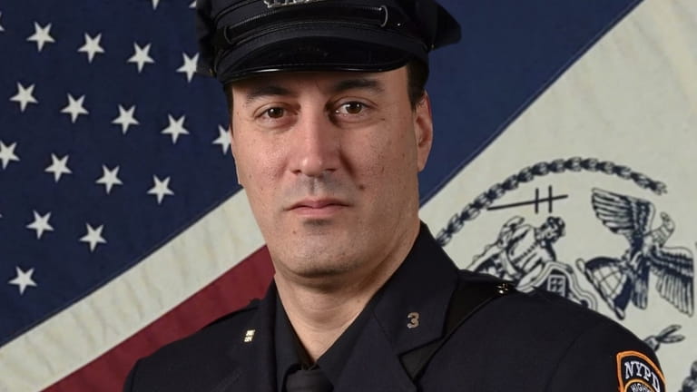 NYPD Highway Patrol Officer Anastasios Tsakos was killed in the crash...