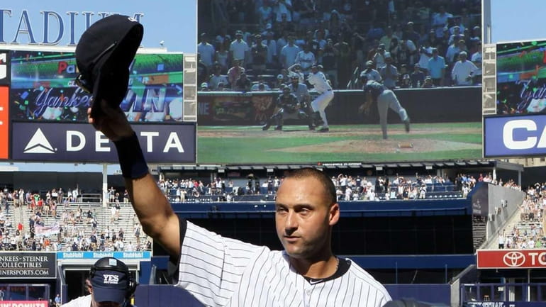 Watch Derek Jeter's emotional jersey retirement speech at Yankee Stadium