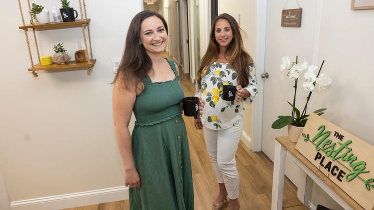 The Nesting Place founders Laura Siddons, left, and Jacqueline Aiello.