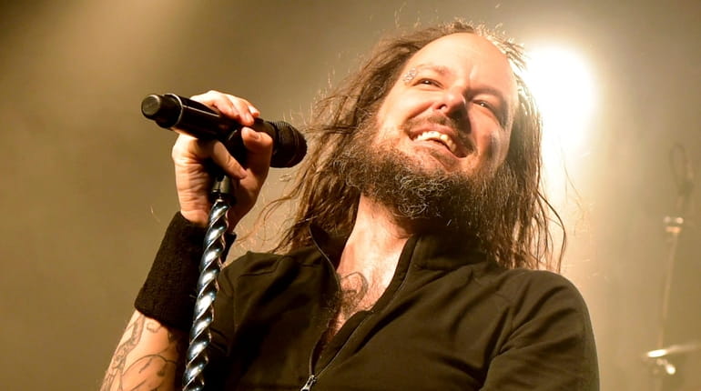 Korn, featuring singer Jonathan Davis, will co-headline a Jones Beach...