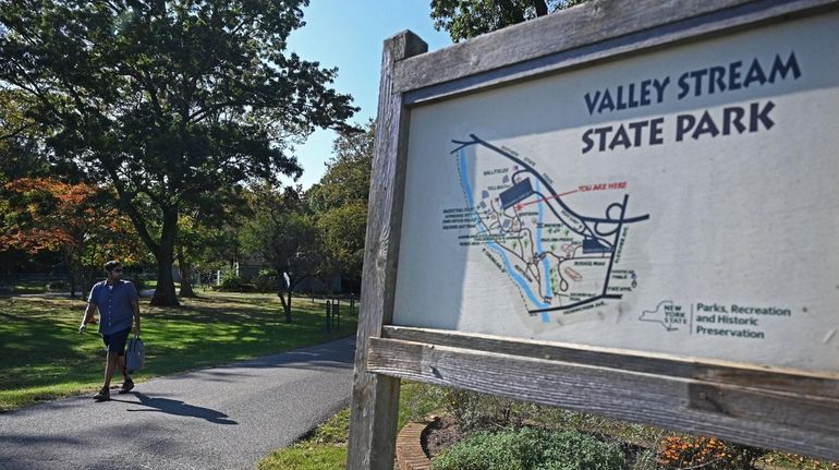 Valley Stream State Park is one of several recreational green...