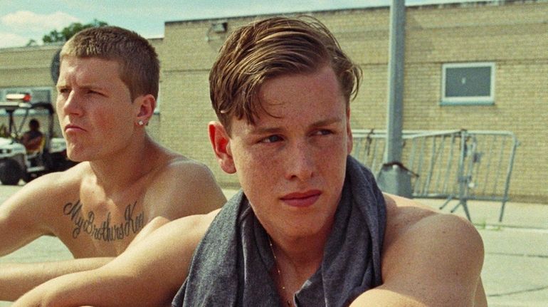 Harris Dickinson, right, in Eliza Hittman's "Beach Rats."