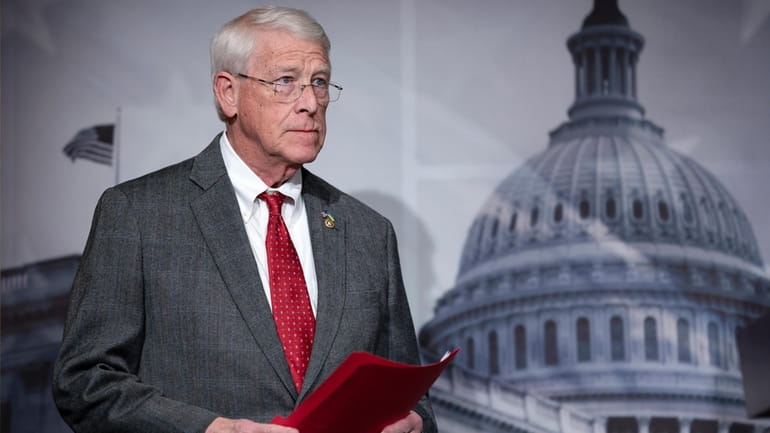 Senate Armed Services Committee Ranking Member Roger Wicker, R-Miss., meets...