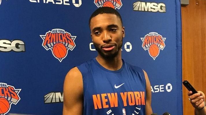 Villanova's Mikal Bridges worked out for the Knicks on June...