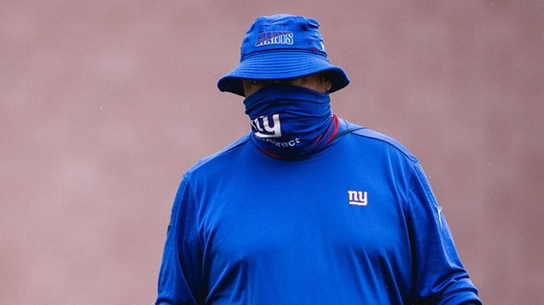 Freddie Kitchens at Giants training camp on Aug. 13, 2020.