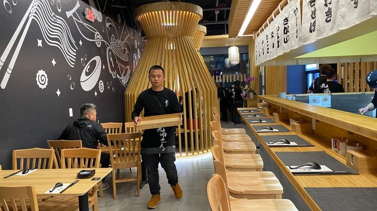 Kyuramen is known for its sleek interior design featuring geometric...