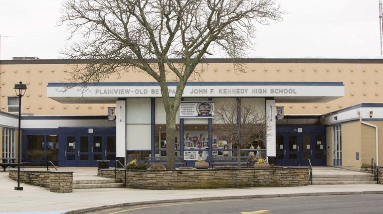 Plainview-Old Bethpage John F. Kennedy High School was closed Thursday...