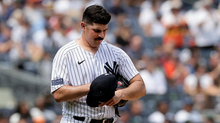 Yankees lefthander Carlos Rodon goes back on IL with hamstring strain -  Newsday