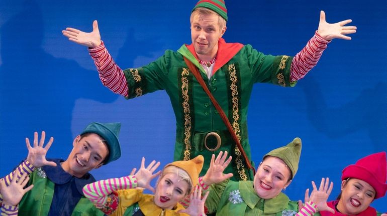 Timothy Fraser plays Buddy, the title role in "Elf" at...