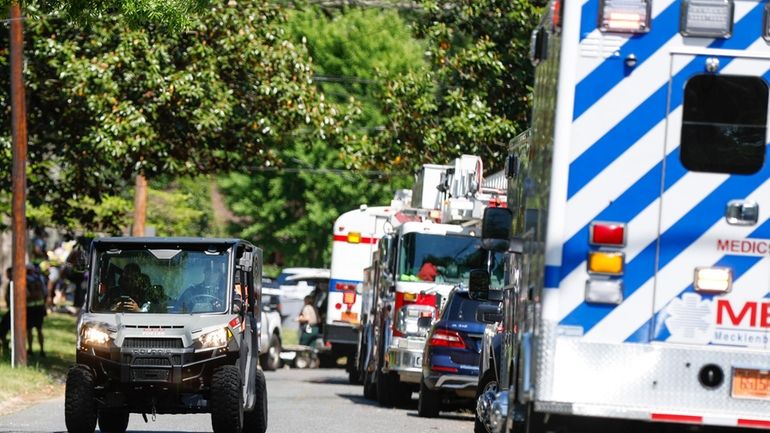 A Charlotte neighborhood where an officer-involved shooting took place in...