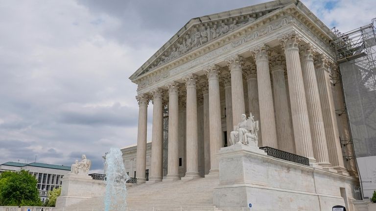 The U.S. Supreme Court is seen, April 25, 2024, in...