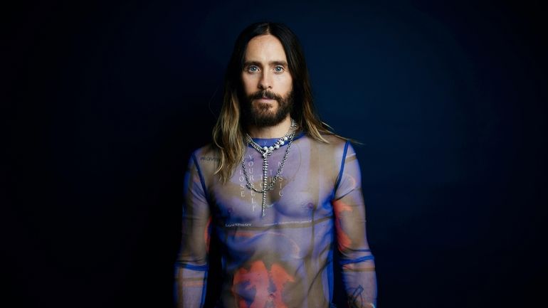 Actor and musician Jared Leto, of Thirty Seconds to Mars,...