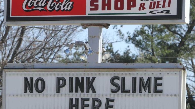 A sign at the Butcher Shop in Northwood, N.H. (March...