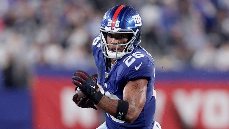 Saquon Barkley Aims to Get the Giants to Bet on Him Once More