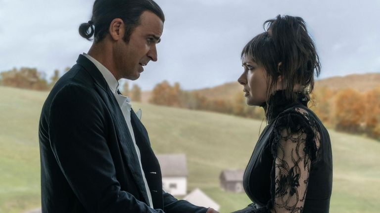 This image released by Warner Bros. Pictures shows Justin Theroux,...