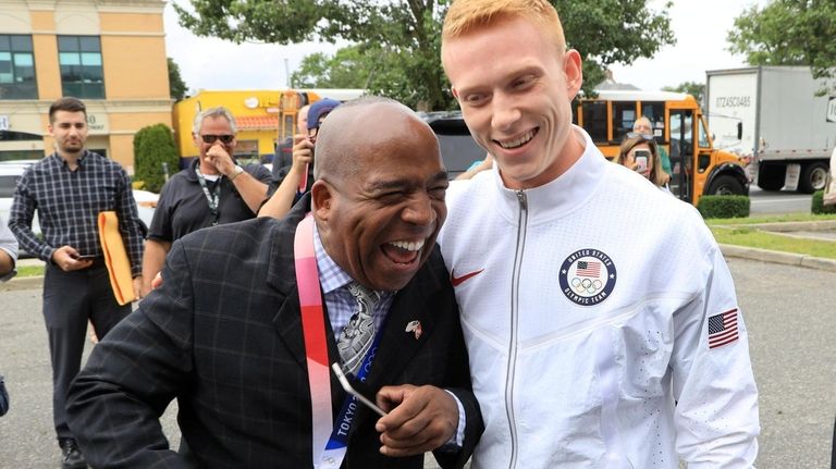 Olympic silver medalist Andrew Capobianco and former diving coach George Taylor...