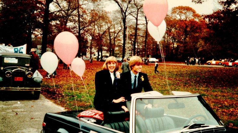 Pam Davis as homecoming queen in 1984.