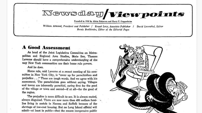 The Newsday editorial from Dec. 21, 1970.