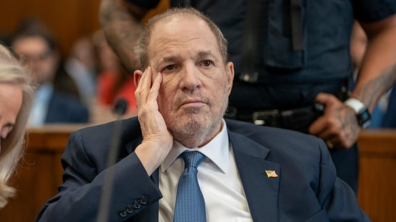 Harvey Weinstein appears in Manhattan criminal court May 1 after...