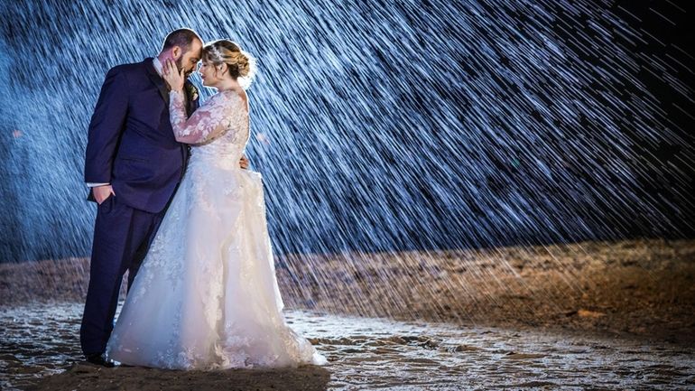 Katieann Albro and Bobby Burns on their wedding day.