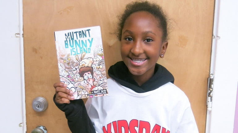 Kidsday reporter Ryan Foderingham recommends "Mutant Bunny Island" by Obert...