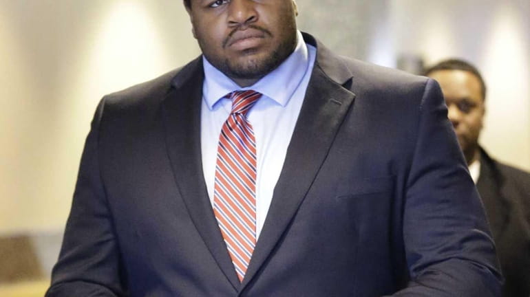 Former Dallas Cowboys player Josh Brent arrives at court for...