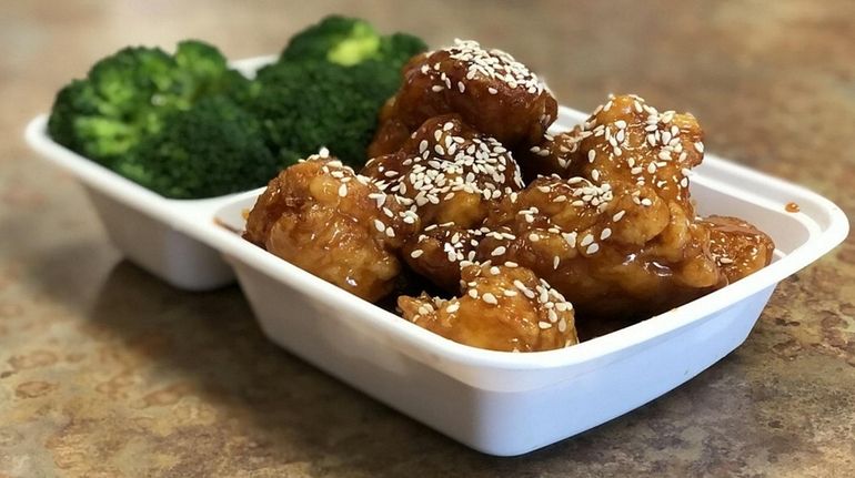 At Danny's Chinese Kitchen in Massapequa, sesame chicken is a...