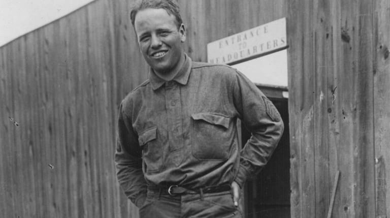 Quentin Roosevelt in his uniform in 1917, when he was training in...