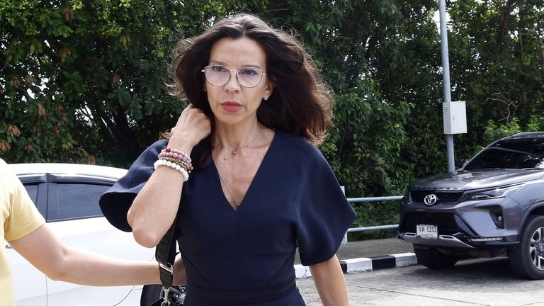 Spanish Actress Silvia Bronchalo, mother of Daniel Sancho Bronchalo, arrives...