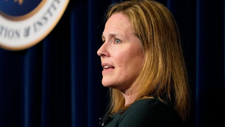 Supreme Court Justice Amy Coney Barrett has emerged this term...