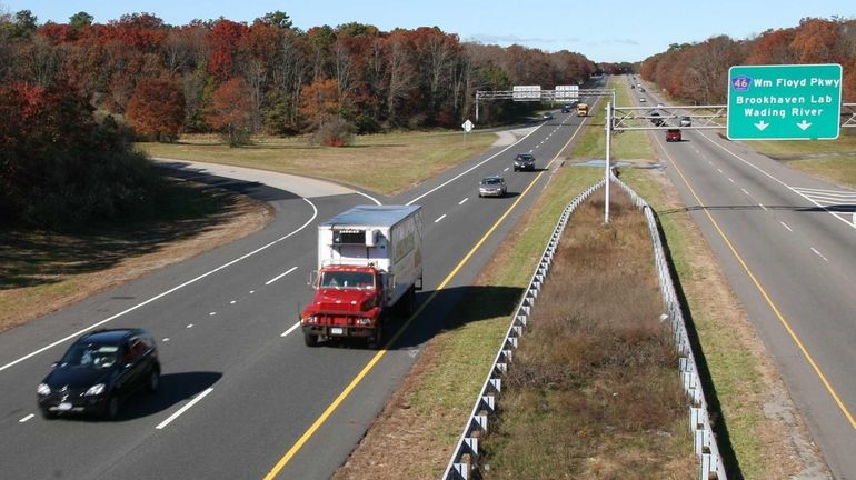 A view of the William Floyd Parkway from exit 68...