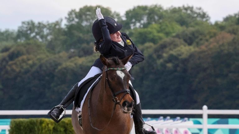 Bridget Murphy of Australia competes in the Individual Freestyle Event...