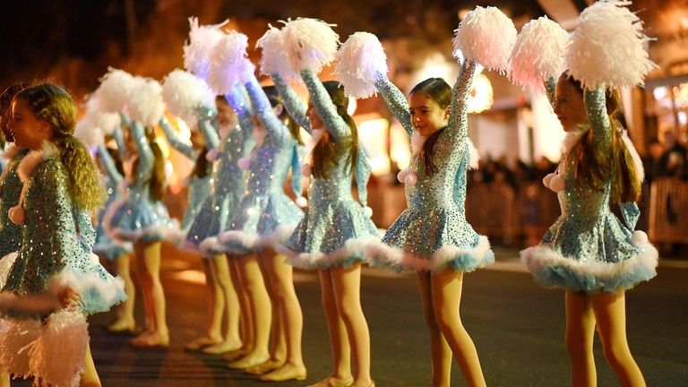 Young dancers help kick off the holiday season at the...