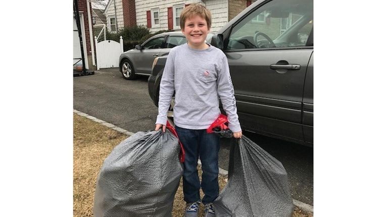 Kidsday reporter Charlie McCarthy, of St. Anne's School, Garden City,...