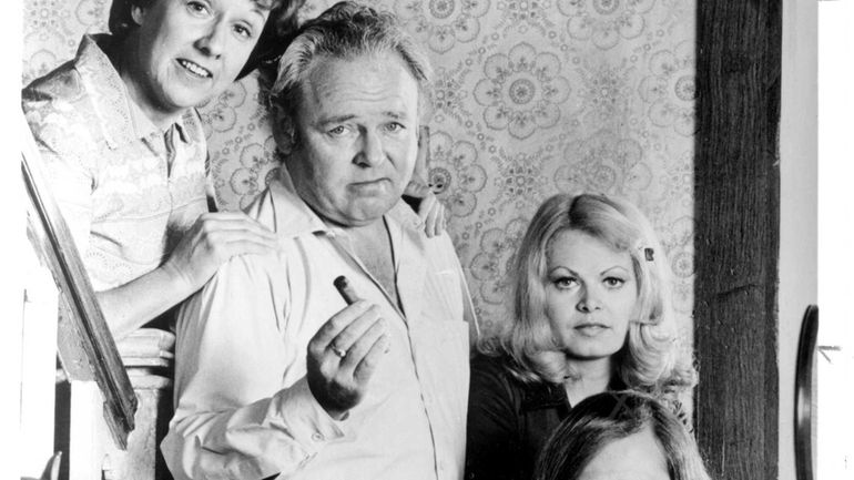 The cast of the 1970s TV show "All in the...