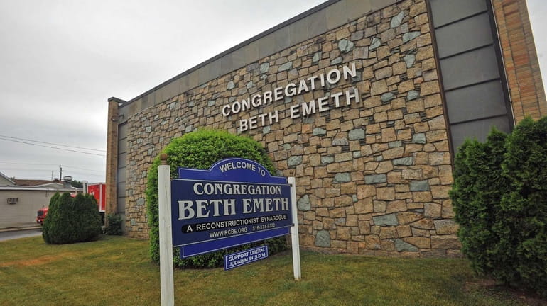 The Congregation Beth Emeth synagogue in Hewlett. (July 20, 2012)