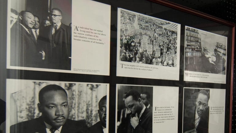 A Black History Month  exhibit at area parks.