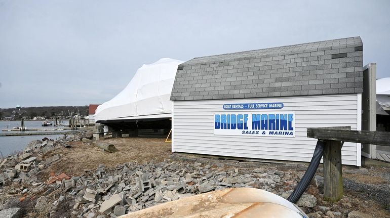 The owners of the clam bar and marina just off...