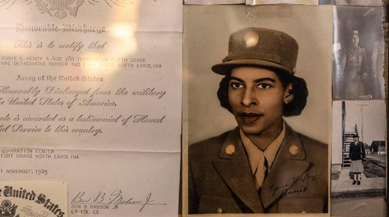Annie Henry during her time in the military. Henry, who...