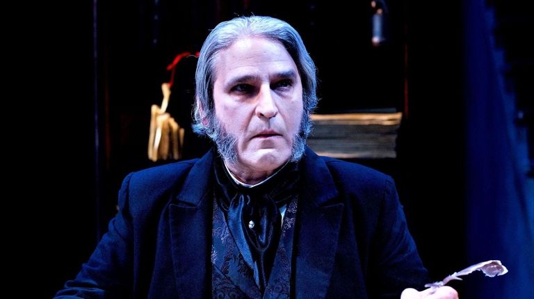 Jeffrey Sanzel is no humbug as Ebenezer Scrooge in Theatre Three's...