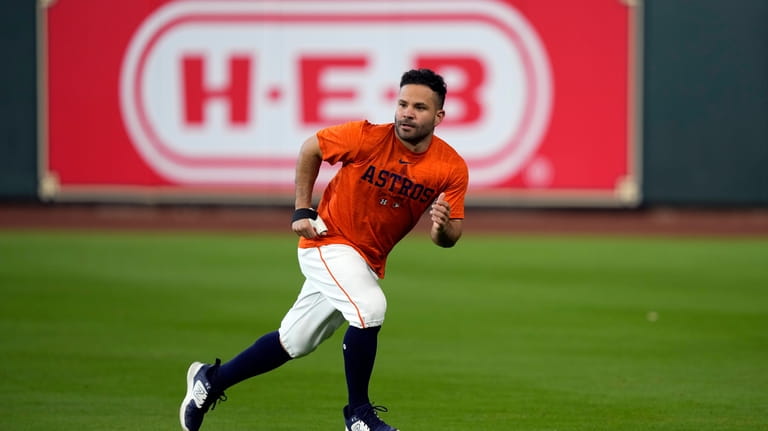 Houston Astros' star Jose Altuve gets 2 hits in first rehab game