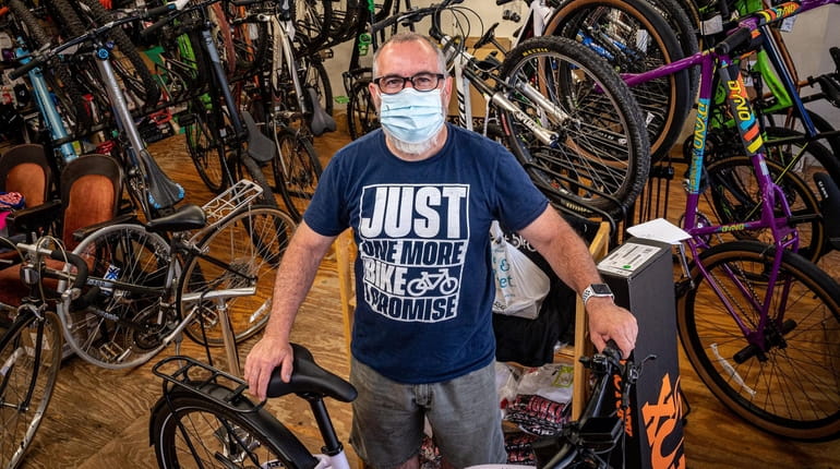 Bike Junkie owner Douglas Rodriguez says there is a shortage...
