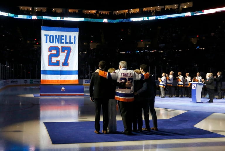 Islanders honour John Tonelli by retiring his No. 27