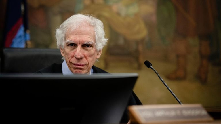 Justice Arthur Engoron presides over Donald Trump Jr.'s testimony in...